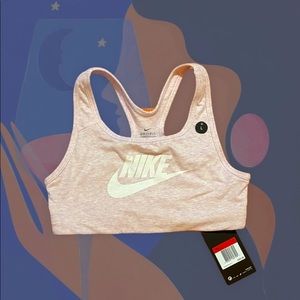 Nike Dry-Fit Sports Bra in Brush Pink New
